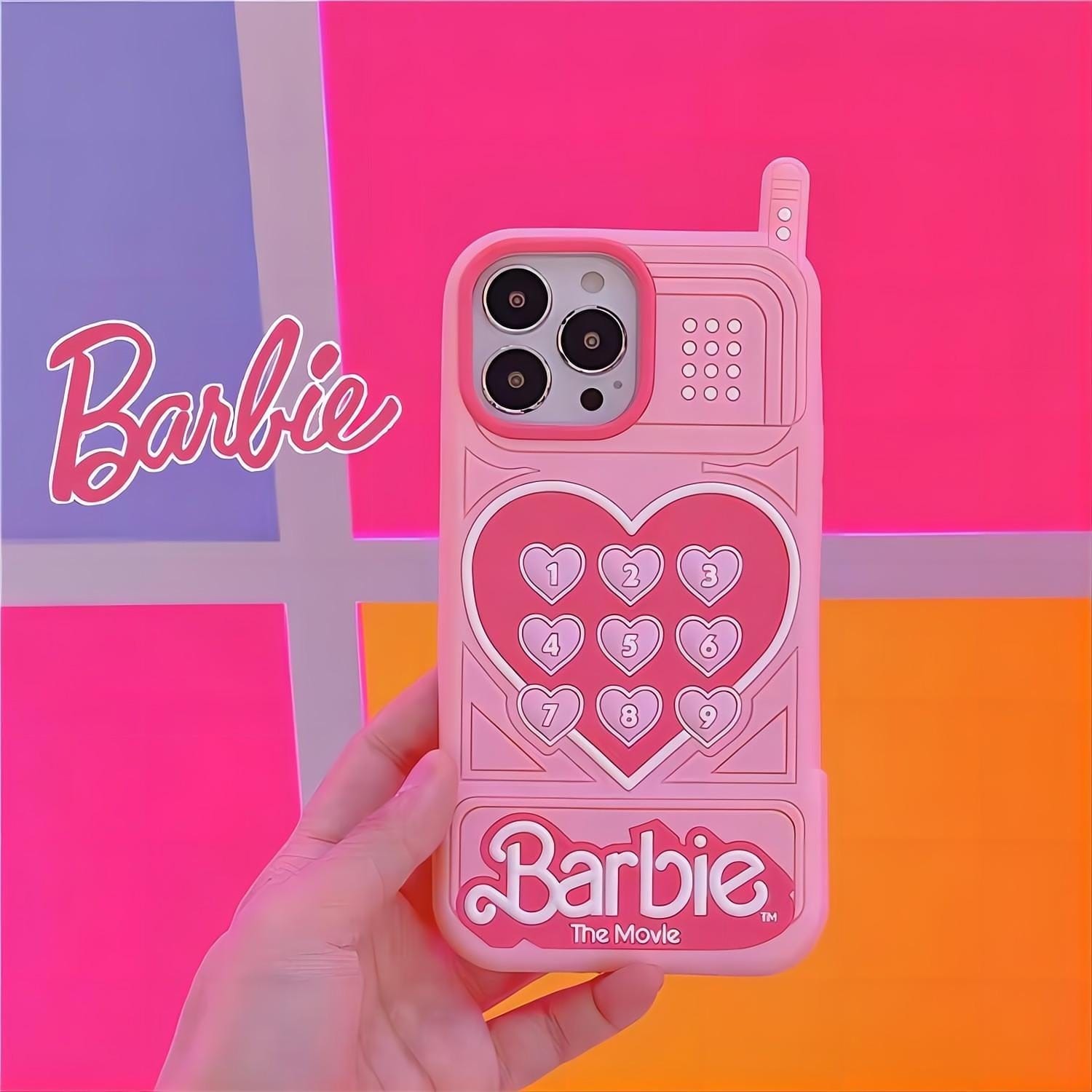 Pink Barbie Heart iPhone Case