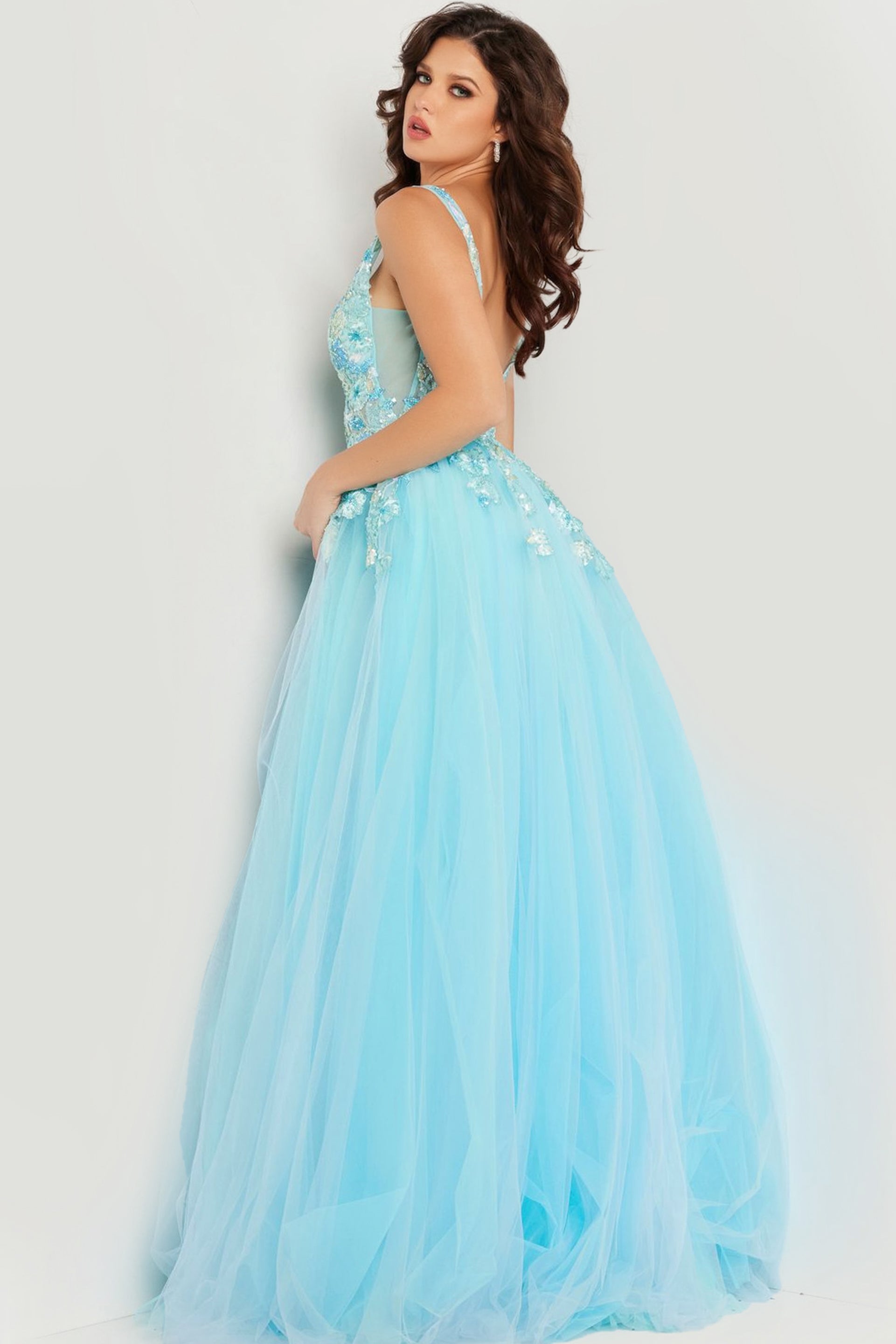 Jovani 26045 A Line Long Formal Prom Dress