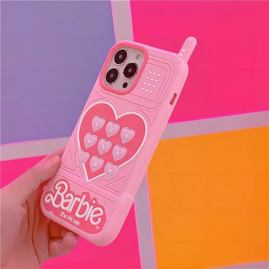 Pink Barbie Heart iPhone Case